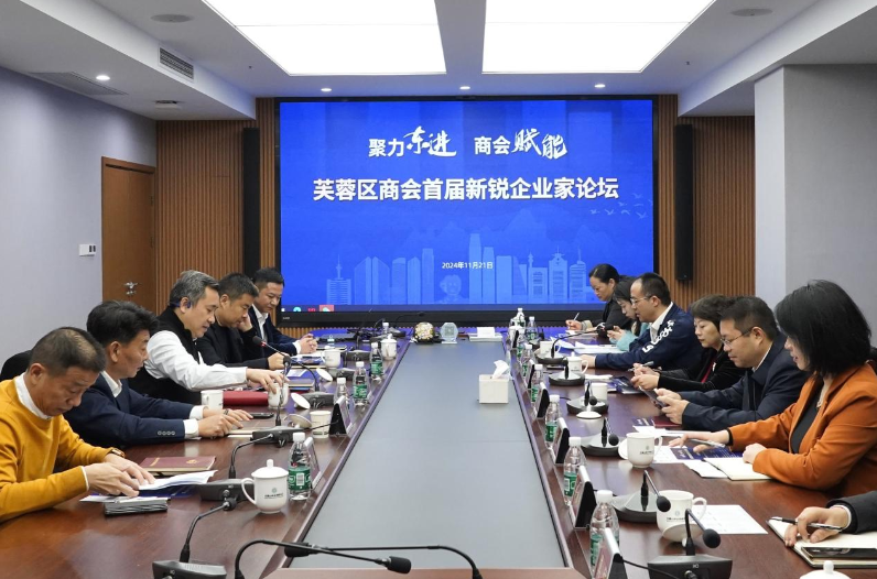 芙蓉区工商联（商会）首届新锐企业家论坛开讲